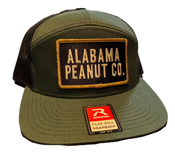 Alabama Peanut Co. Green Flat Bill Hat